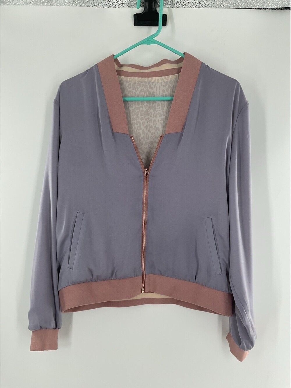 Stella & Dot Women’s Reversible Size Large Full Zip Jacket 133